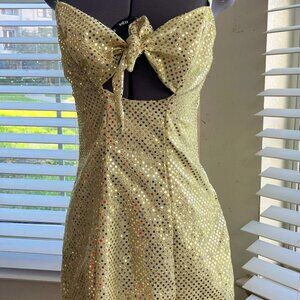 NEW Dolls Kill Delias Forgotten Memories Sequin Dress Size XXS MSRP $45